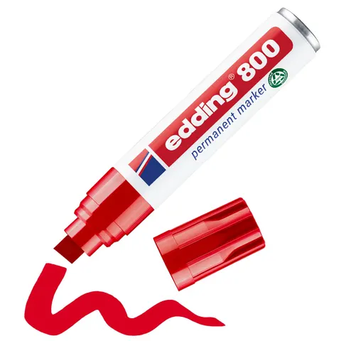 edding 800 Permanentmarker rot – Bild 2