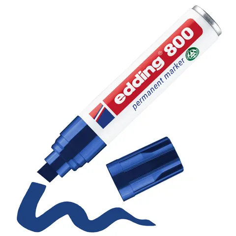 edding 800 Permanentmarker blau – Bild 2