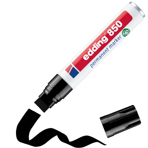 edding 850 Permanentmarker schwarz – Bild 2