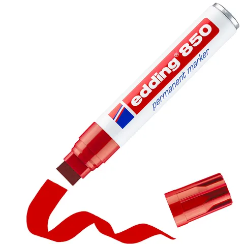 edding 850 Permanentmarker rot – Bild 2