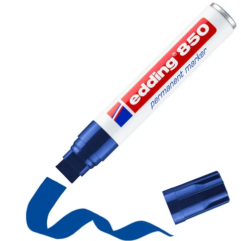 edding 850 Permanentmarker blau – Bild 2