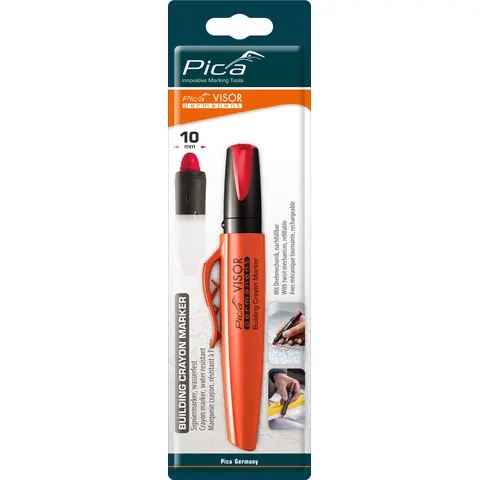 Pica VISOR Permanent Marker Rot – Bild 2