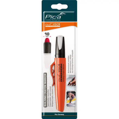 Pica VISOR Permanent Marker Weiß – Bild 2