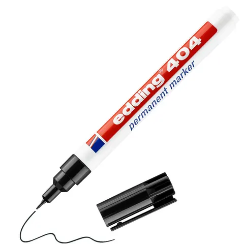 edding 404 Permanentmarker schwarz – Bild 2