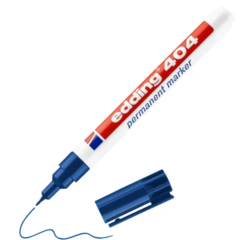 edding 404 Permanentmarker blau – Bild 2