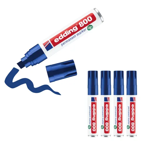 Edding Permanentmarker 800 blau – Bild 5