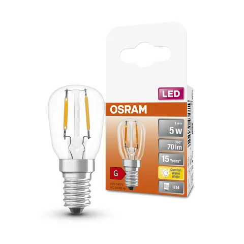 OSRAM LED-Lampe, E14, 1 W, 70 lm, 2400 K – Bild 2