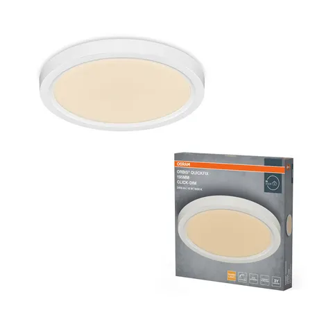 OSRAM Orbis Quickfix Round Deckenleuchte 195 mm 16W Click-Dim Weiß – Bild 2