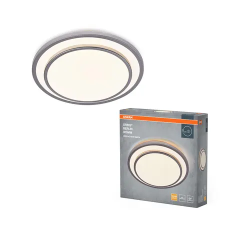 OSRAM ORBIS BERLIN Deckenleuchte, silber, 16W, 2000lm – Bild 2