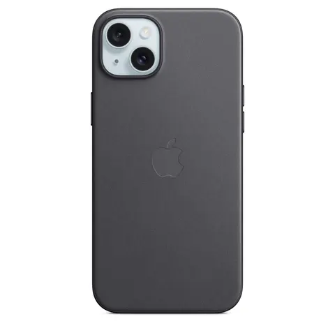 Apple iPhone 15 Plus Feingewebe Case mit MagSafe – Schwarz – Bild 3