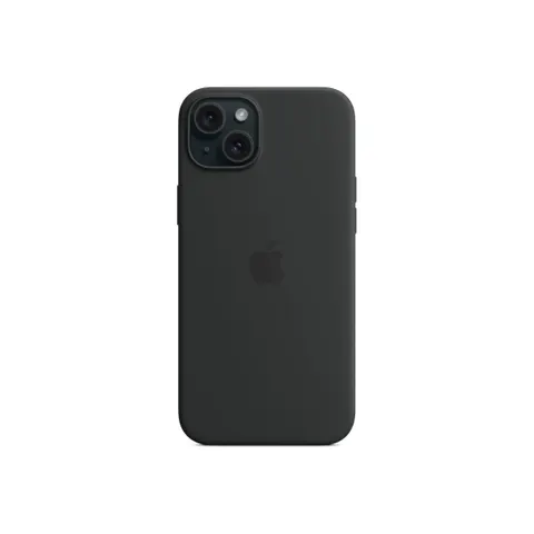 Apple iPhone 15 Plus Silikon Case mit MagSafe – Schwarz – Bild 3