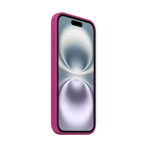 Apple iPhone 16 Silikon Case mit MagSafe, Fuchsia – Bild 5