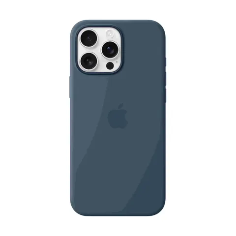 Apple iPhone 16 Pro Max Silikon Case mit MagSafe, Denim – Bild 4