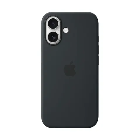 Apple Silikon Case iPhone 17 mit MagSafe (Schwarz) – Bild 5