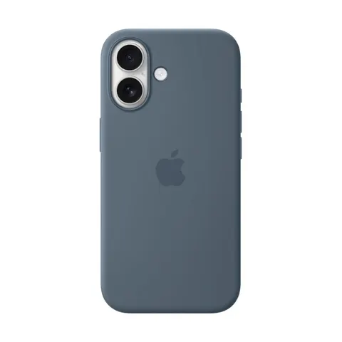 Apple Silikon Case iPhone 17 mit MagSafe (Maritimblau) – Bild 4