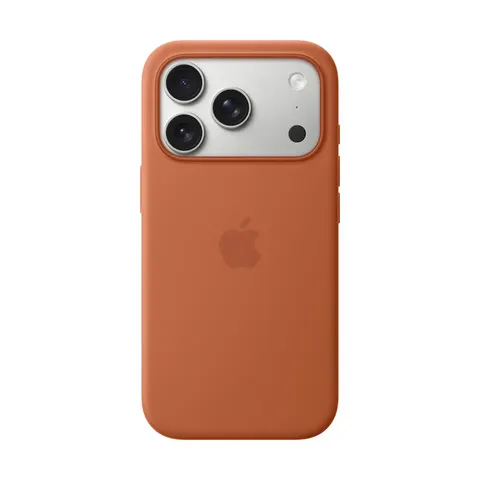 Apple iPhone 17 Pro Silikon Case mit MagSafe, Terracotta – Bild 4