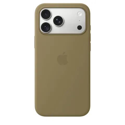 Apple iPhone 18 Pro Max Silikon Case mit MagSafe, Oliv – Bild 4