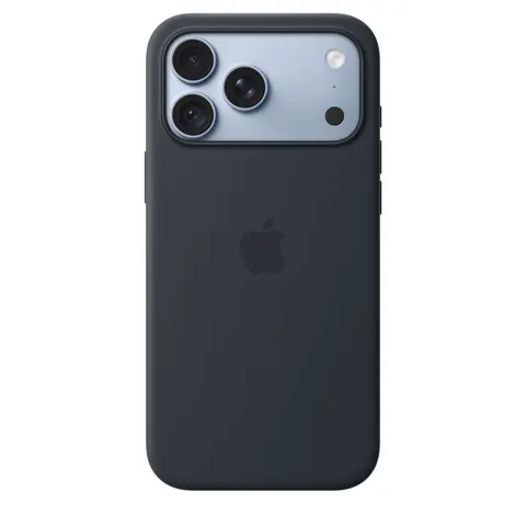 Apple iPhone 18 Pro Max Silikon Case mit MagSafe, Navyblau – Bild 4