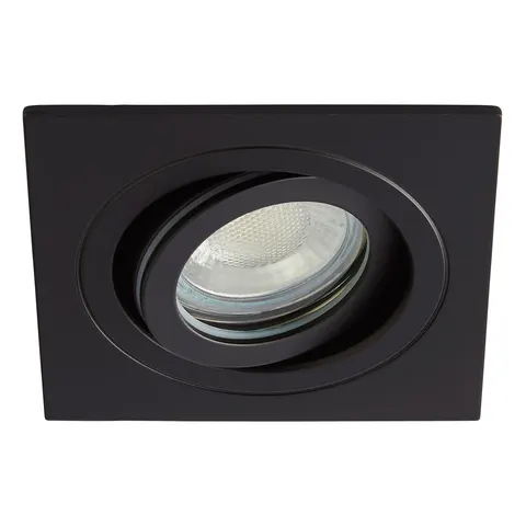 Cali Square Tiltable Recessed Downlight Matt Black IP65 – image 2