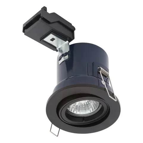 Yate Adjustable FireRated Recessed Downlight Matt Black – image 1
