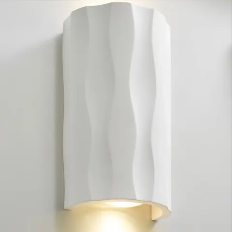 Toledo 2 Light Plaster Wall Lamp White – image 2