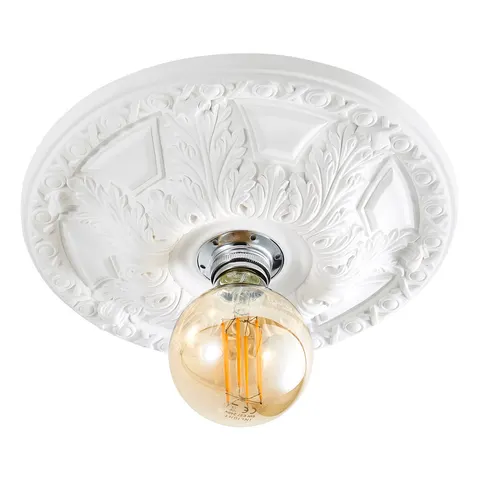Motril Medium Semi Flush Ceiling Light White – image 2