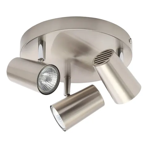 Harvey 3 Light Ceiling Spotlight Clusters Satin Nickel – image 2