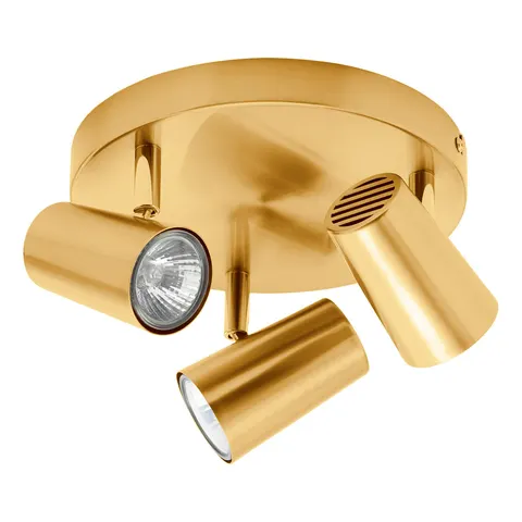 Harvey 3 Light Ceiling Spotlight Clusters Satin Brass – image 2