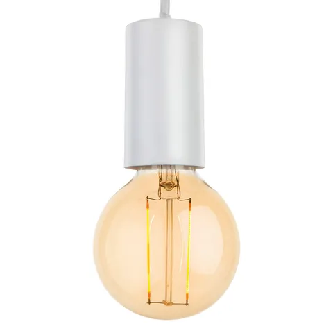 Berkeley 1 Light Ceiling Pendant White, E27 – image 1