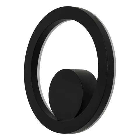 Zink Eclipse 12W LED Wall Light Cool White in Black – image 2
