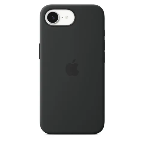 Apple iPhone 16e Silikon Case, Schwarz – Bild 2