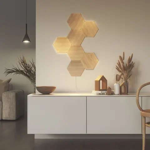 Nanoleaf Elements Wood Look Hexagons – NL52K7002HB7PK – Bild 3