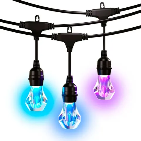Nanoleaf Essentials Matter Smart Outdoor String Light Starter, 30m, Apple HomeKit, Amazon Alexa, Google Home, Matter – Bild 2