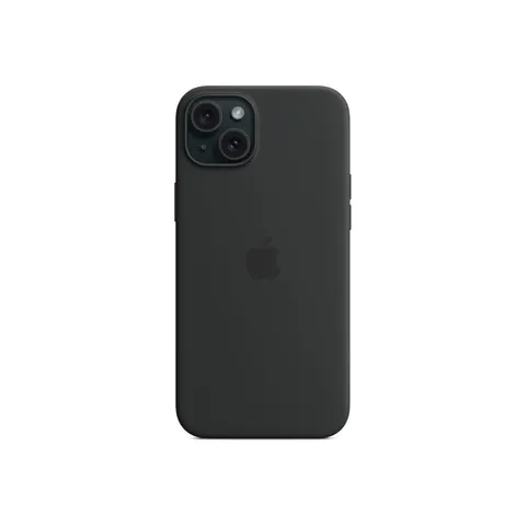 Apple iPhone 15 Plus Silikon Case mit MagSafe – Schwarz – Bild 2