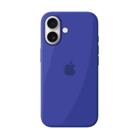 Apple iPhone 16 Silikon Case mit MagSafe, Ultramarin – Bild 3