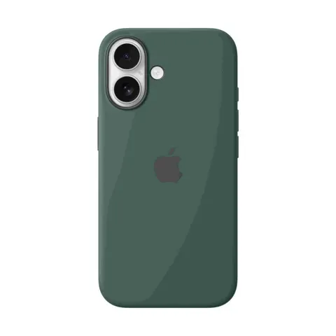 Apple iPhone 16 Silikon Case mit MagSafe, Seegrün – Bild 2