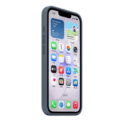 Apple iPhone 17e Silikon Case, Maritimblau – Bild 2
