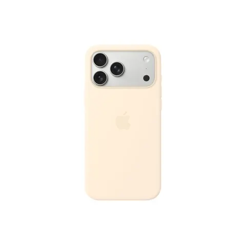 Apple iPhone 17 Pro Max Silikon Case mit MagSafe, Creme – Bild 2