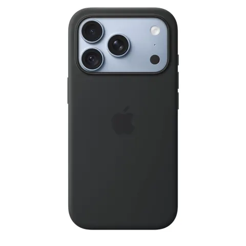 Apple iPhone 18 Pro Silikon Case mit MagSafe, Schwarz – Bild 2