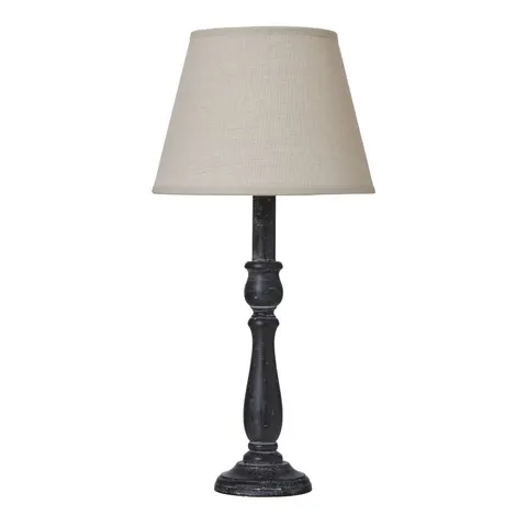 Ravenna Column Table Lamp With Linen Shade – image 2