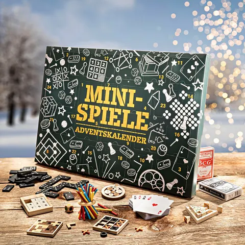 None Adventskalender Mini-Spiele – weiß – Bild 3