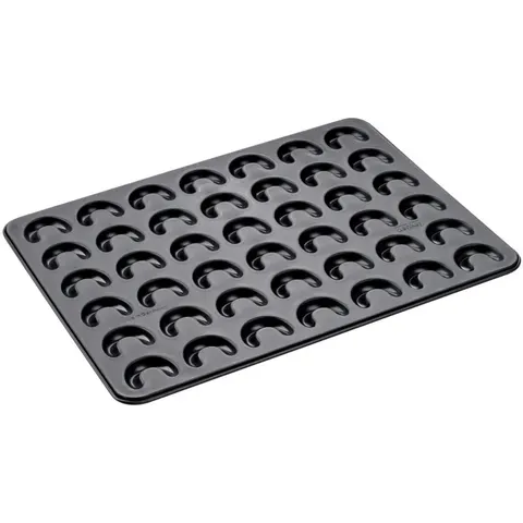 Zenker 42er-Vanillekipferl-Backblech – schwarz – Bild 2