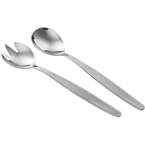 FACKELMANN® Salatbesteck – silber – Bild 2