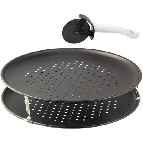 Zenker Pizza-Backset – schwarz – Bild 2