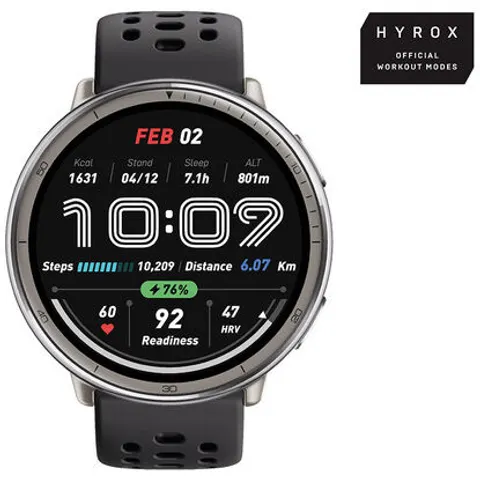 AMAZFIT Smartwatch Active 2 Round-black – immagine 3