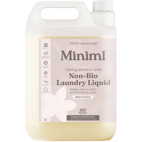 Miniml Laundry Liquid Calming Jasmine & Vanilla 5L Refill – image 2