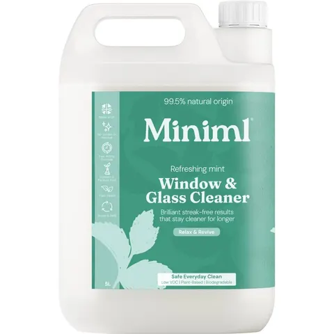 Miniml Window & Glass Cleaner Refreshing Mint 5L Refill – image 2