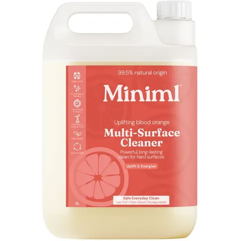 Miniml Surface Cleaner Uplifting Blood Orange 5L Refill – image 2