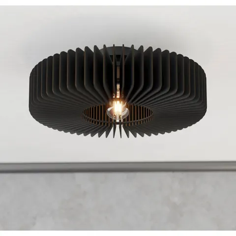 EGLO Ceiling Light Palombaia, dimmable, Black, metal, Ceiling Light – image 2