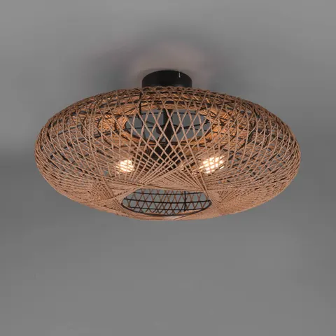 Trio Lighting Ceiling Light Hedda, dimmable, Brown / rust, Living / Dining Room, metal, Ceiling Light – image 2